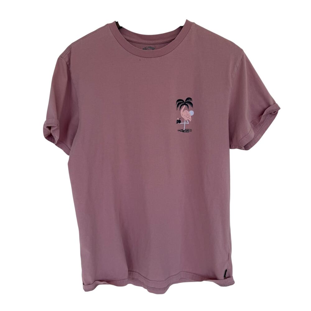 Billabong Mauve Short Sleeve T-Shirt Medium - Skater Surfer